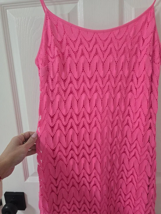 Lilly Pulitzer Pink Avalon Maxi Dress Size M - Picture 3 of 6